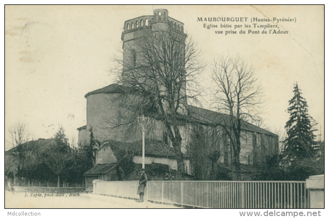 65 MAUBOURGUET / Eglise Batie Par Les Templiers / - Maubourguet