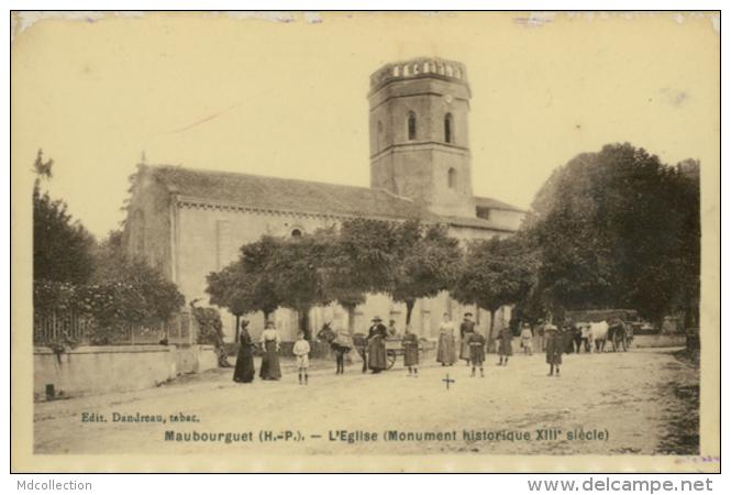 65 MAUBOURGUET / L'Eglise / Carte Photo / - Maubourguet