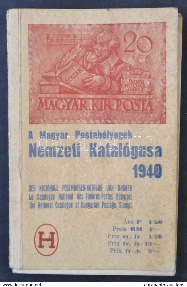 Magyar Postabelyegek Nemzeti Katalogusa 1940 - Other & Unclassified
