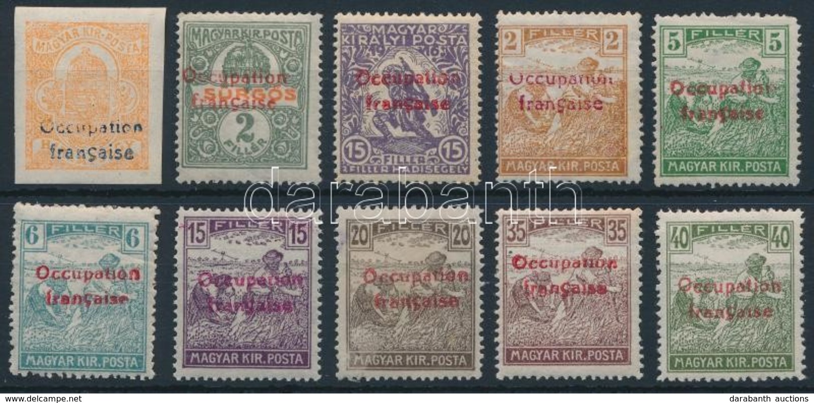 ** * Arad 1919 10 Klf Belyeg Garancia Nelkuel (**25.300) - Other & Unclassified