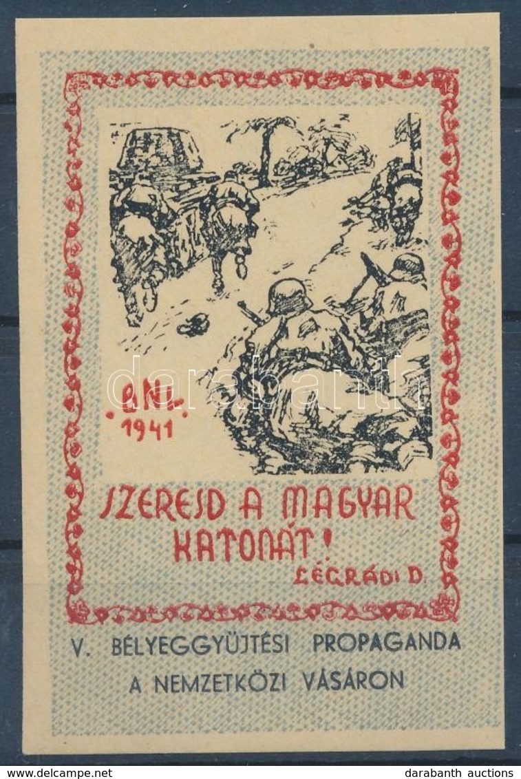 ** 1941/9abbI Magyar Honved Emlekiv 'Szeresd A Magyar Katonat' (ivszelek Levagva) (8.000) - Other & Unclassified