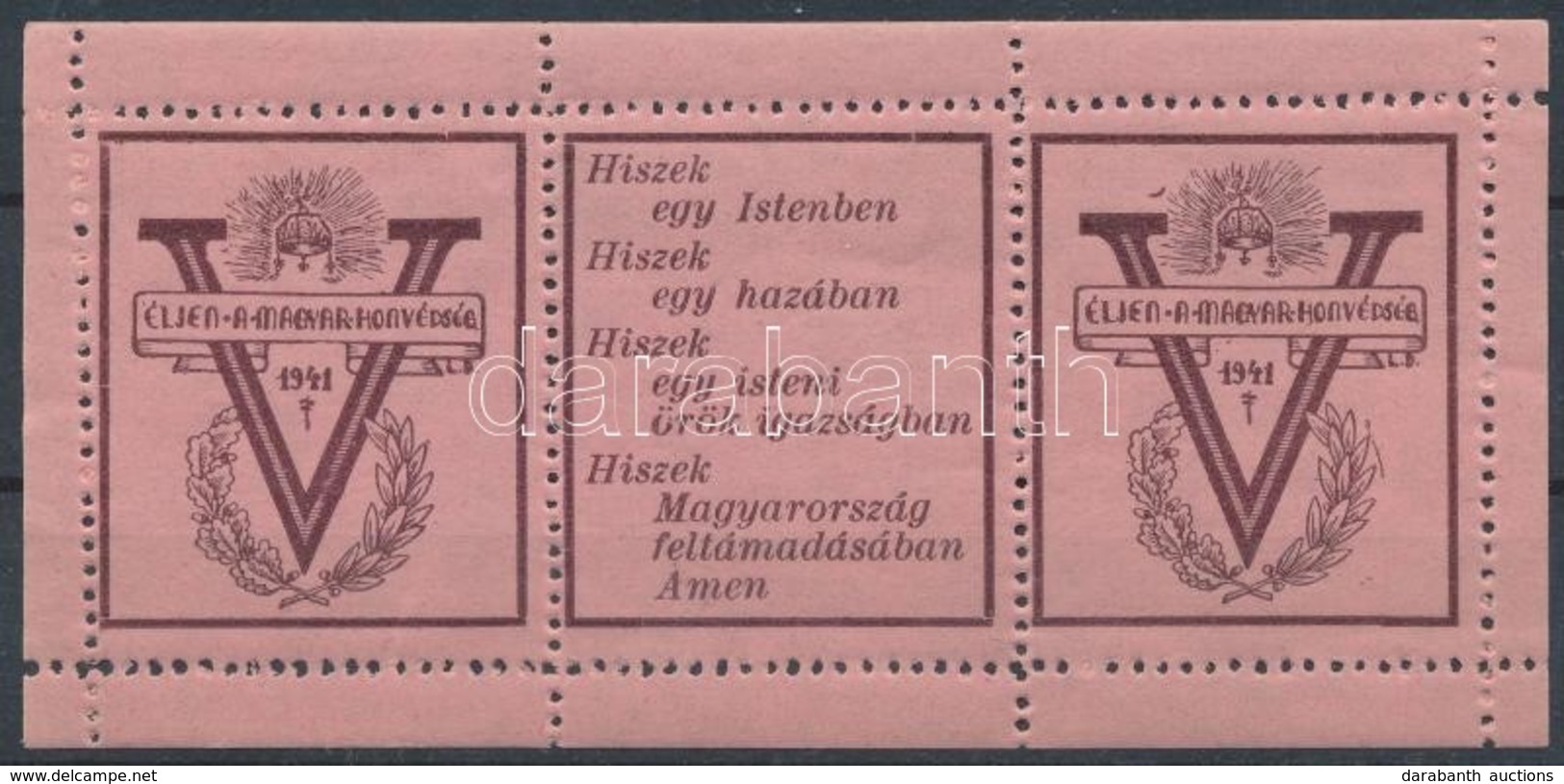 ** 1941/10bb Magyar Honvedseg Emlekiv (6.500) - Other & Unclassified