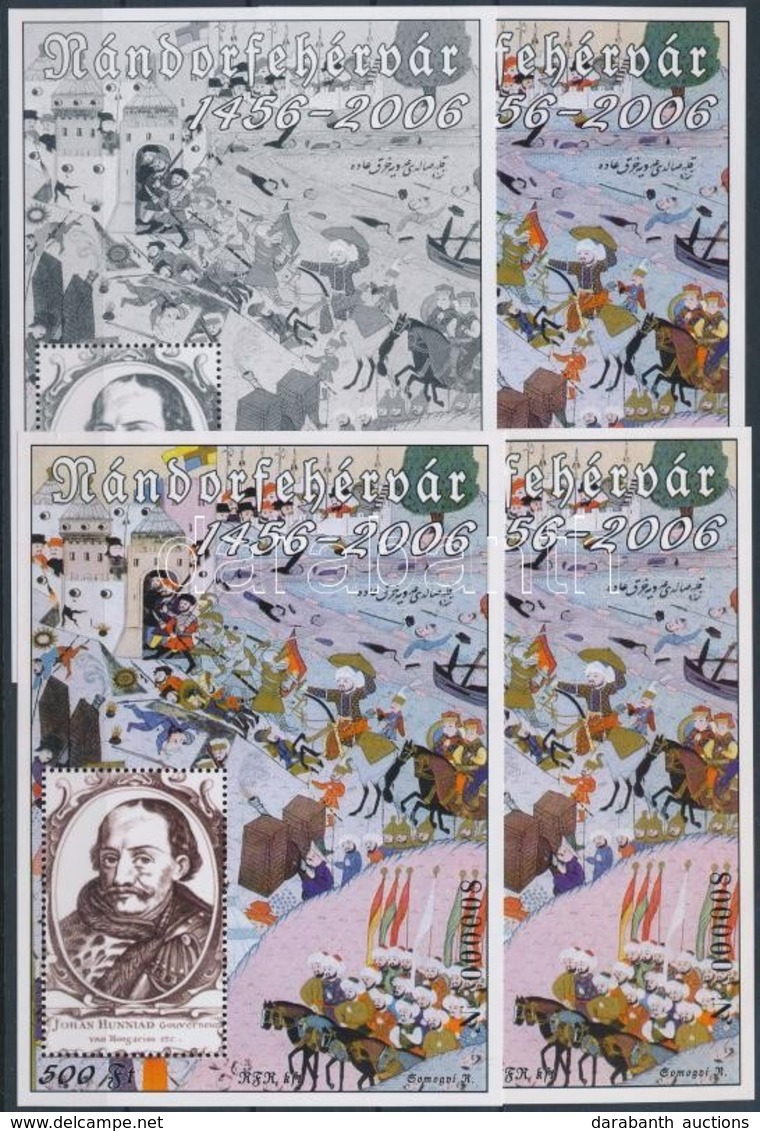 ** 2006/71 Nandorfehervar 4 Db-os Emlekiv Garnitura Azonos Sorszammal (25.000) - Other & Unclassified