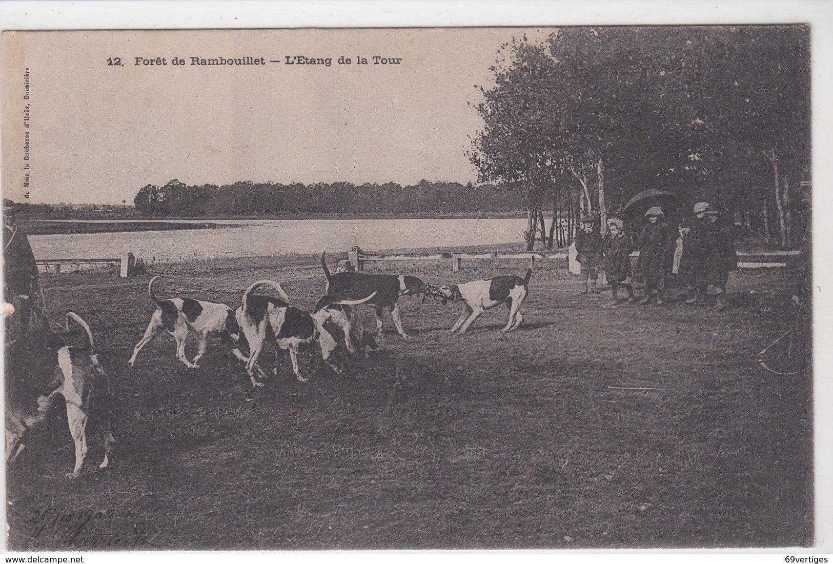 78 Forêt De RAMBOUILLET, Chasse à Courre, L'étang De La Tour - Rambouillet (Kasteel)