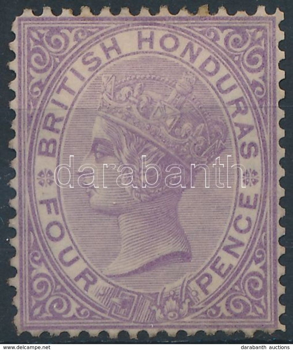 (*) Brit Honduras 1872 Forgalmi Belyeg Mi 6 C - Autres & Non Classés