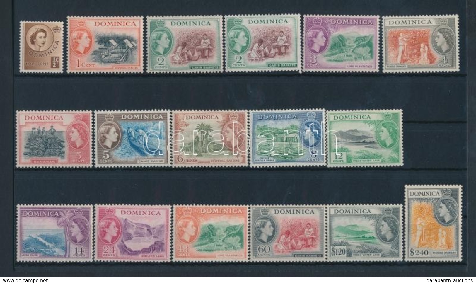 ** 1954 Mi 138-152 (140 Szinvaltozattal) + 154 - Altri & Non Classificati