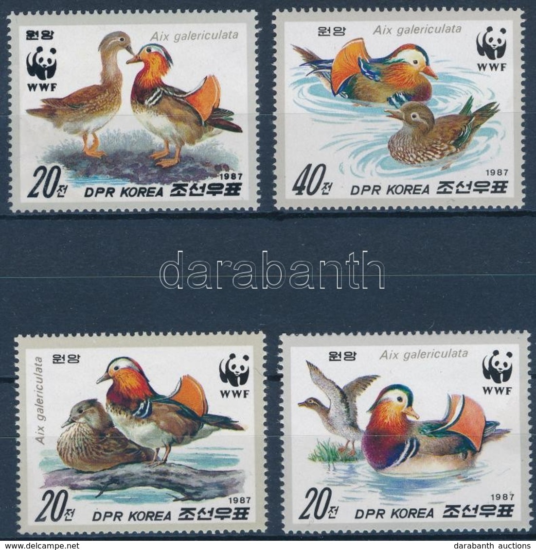 ** 1987 WWF: Mandarinrece Sor Mi 2865-2868 - Other & Unclassified