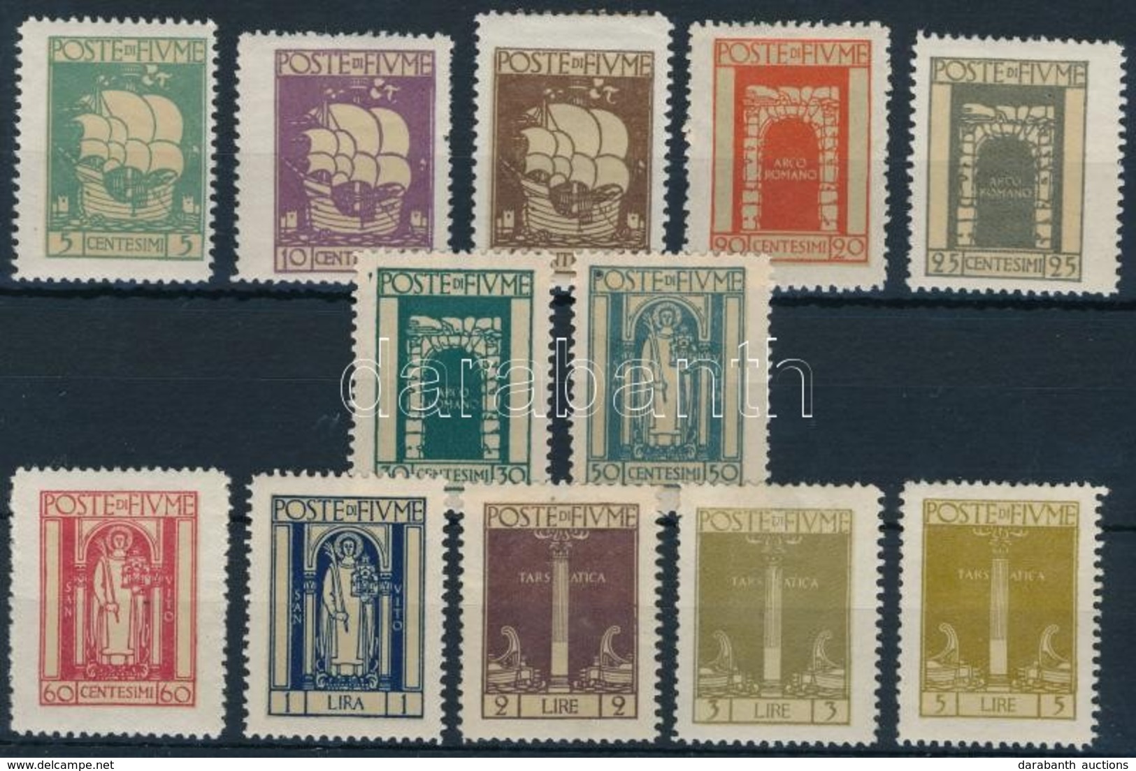 * 1923 12 Klf Forgalmi Belyeg Mi 154-165 - Andere & Zonder Classificatie