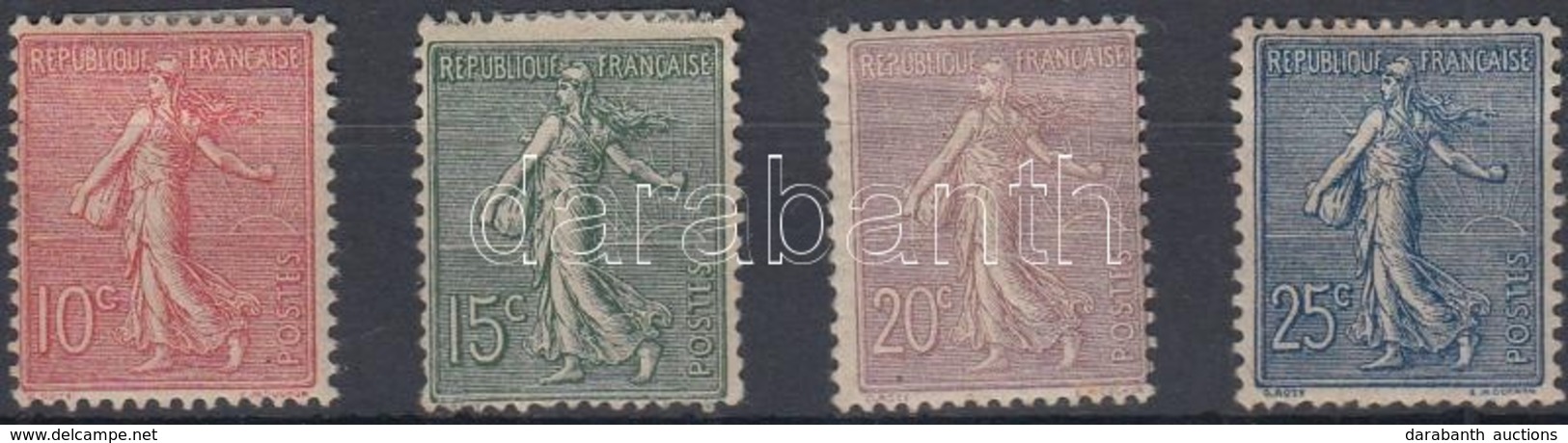 * 1903 Forgalmi Sor Mi 108-111 (hianyzik A Zaro Ertek) - Andere & Zonder Classificatie