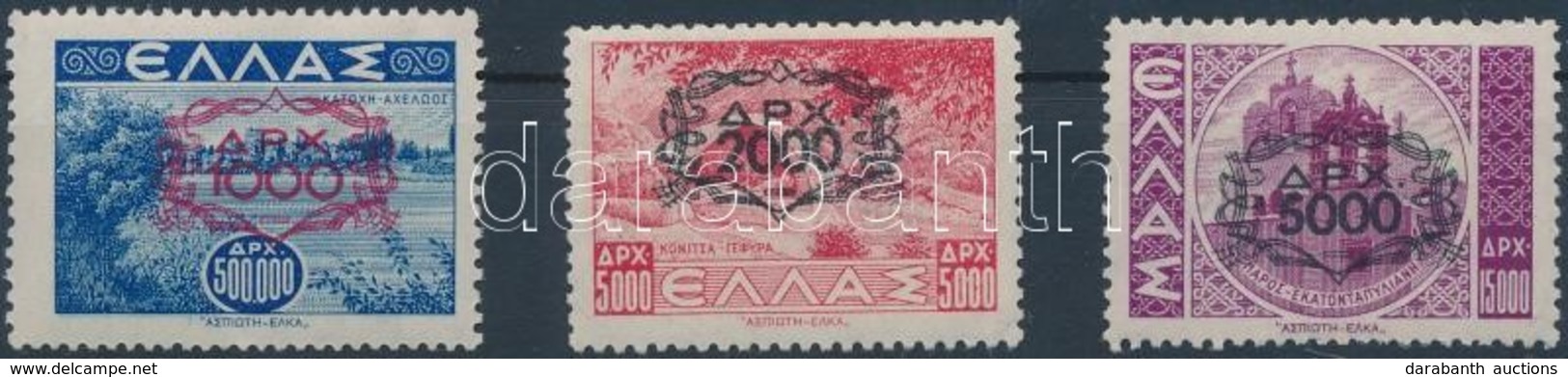 ** 1946 Forgalmi Sor Zaroertekei Mi 527-529 - Other & Unclassified