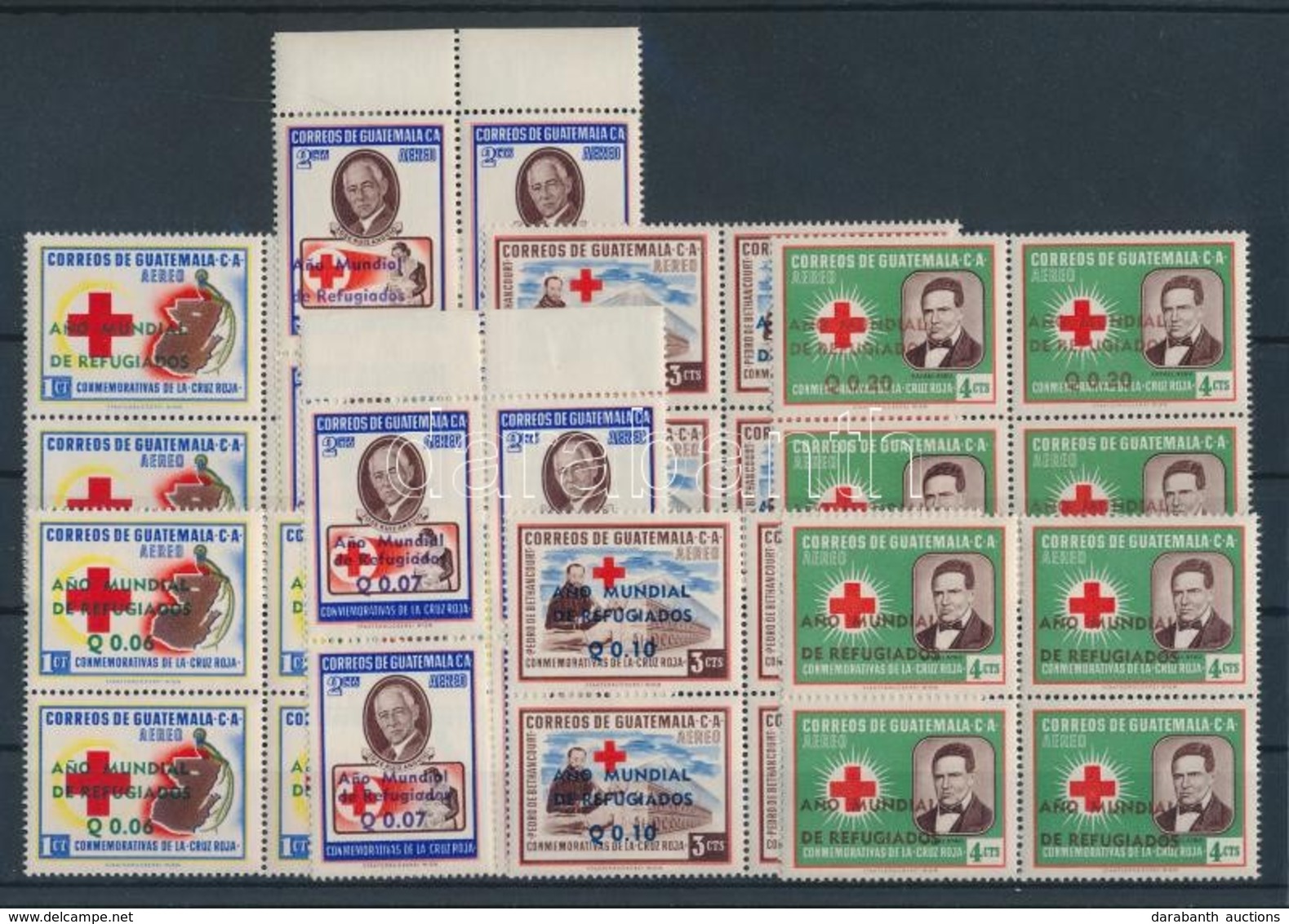 ** 1960 A Menekueltek Eve Sor Negyestoemboekben Mi 643-650 - Other & Unclassified