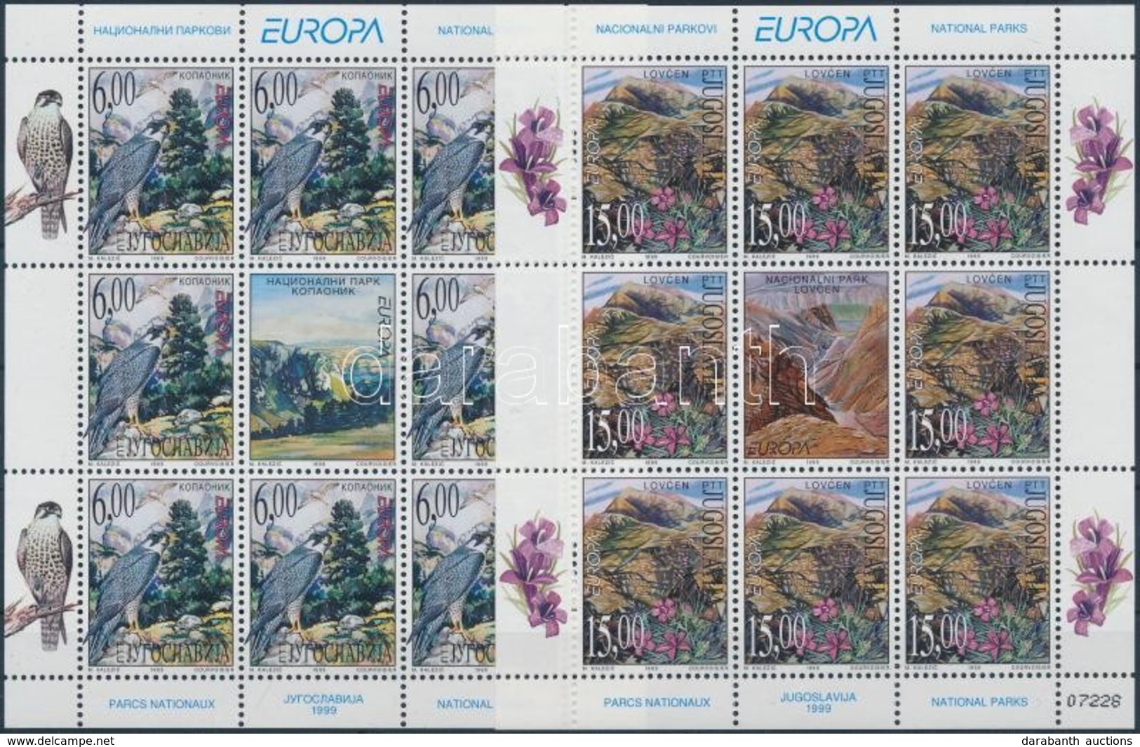 ** 1999 Europa CEPT Nemzeti Parkok Kisivsor Mi 2910-2911 - Other & Unclassified