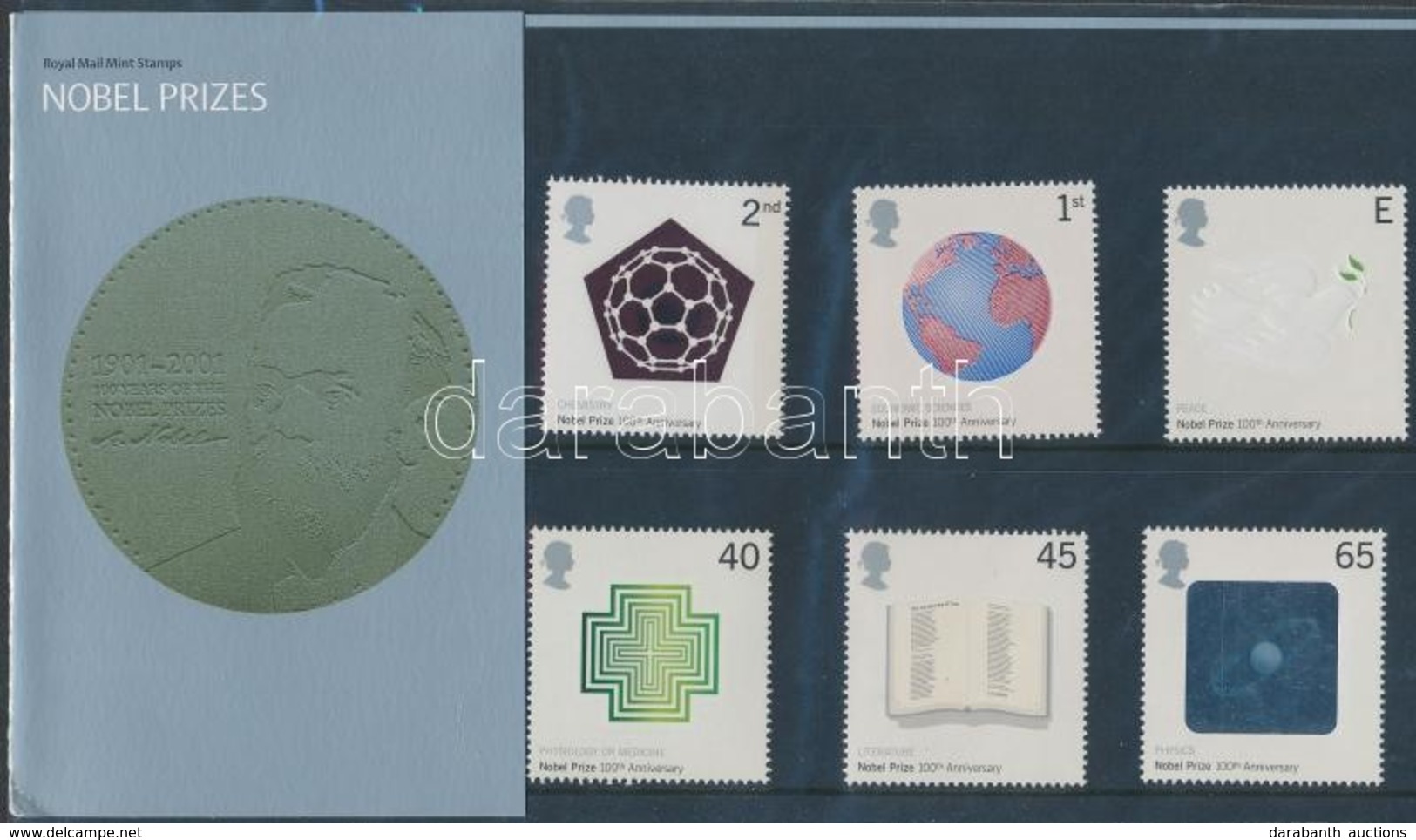 ** 2001 100 Eves A Nobel-dij Sor Mi 1954-1959 Diszcsomagolasban - Other & Unclassified