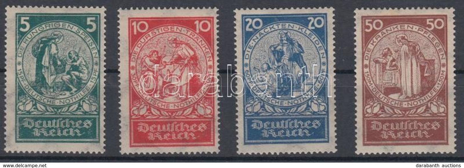 ** 1924 Nothilfe Sor / Mi 351-354 - Other & Unclassified