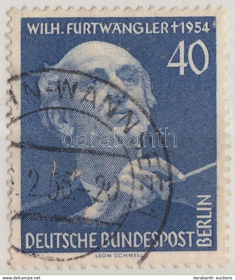 O 1955 Wilhelm Furtwaengler Karmester Mi 128 (Mi EUR 23.-) - Andere & Zonder Classificatie