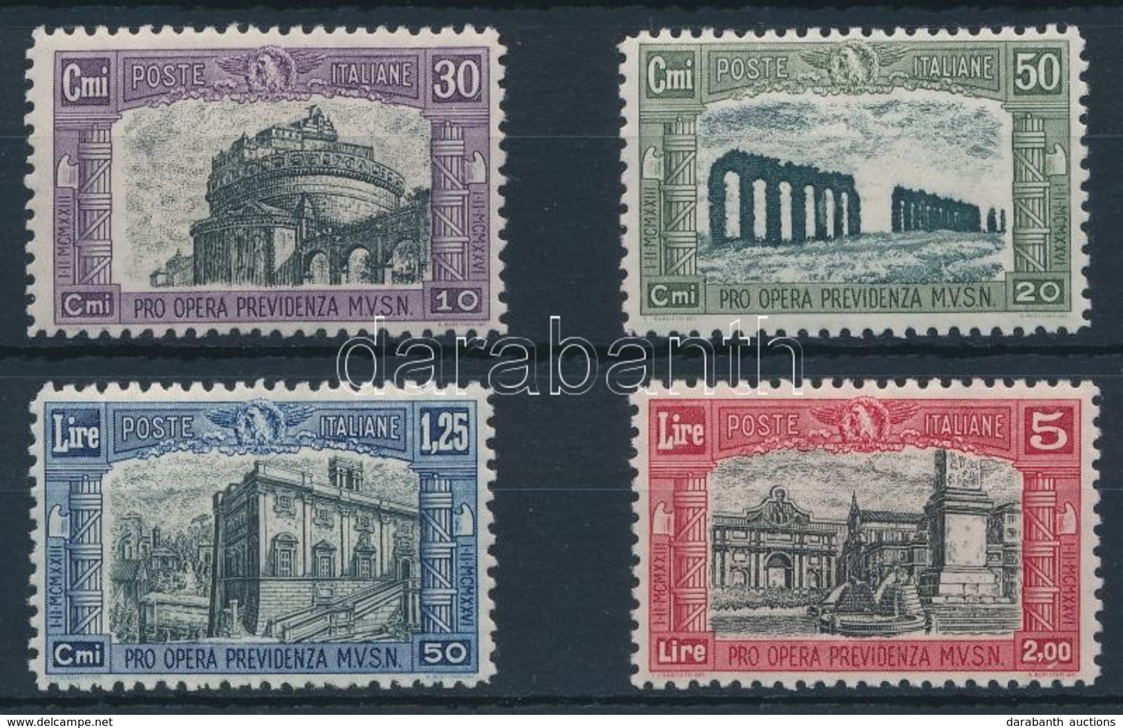 ** 1928 Nemzeti Milicia Sor Mi 275-278 - Autres & Non Classés