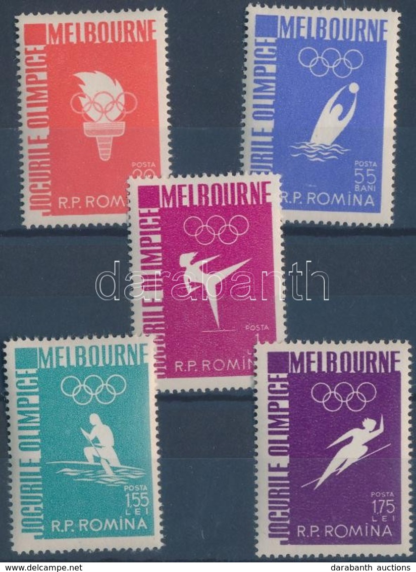 ** 1956 Olimpia Sor Mi 1598-1602 - Other & Unclassified