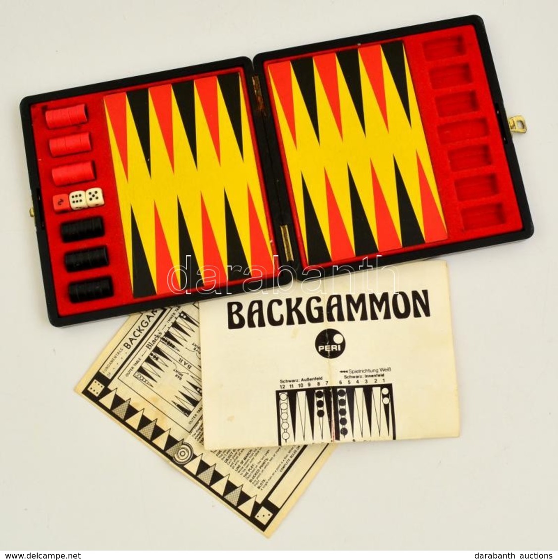 Backgammon Tablajatek, 15*15 Cm - Other & Unclassified