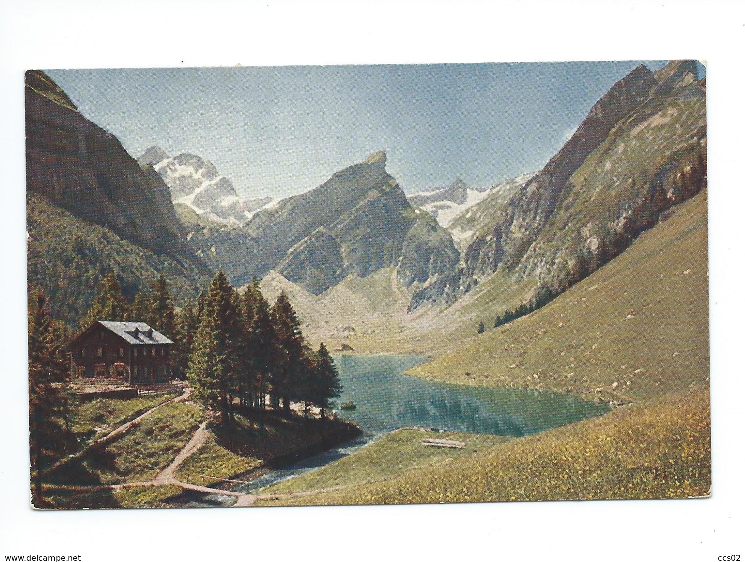 Seealpsee Mit Altmann Rossmad Und Säntis 1913 - Other & Unclassified