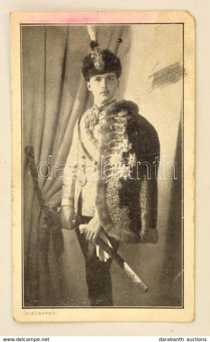 Cca 1934 A Fiatal Habsburg Otto Diszmagyarban, Stephaneum-ny., 14x9 Cm./
Cca 1920-1930 The Young Otto Von Habsburg, Step - Unclassified
