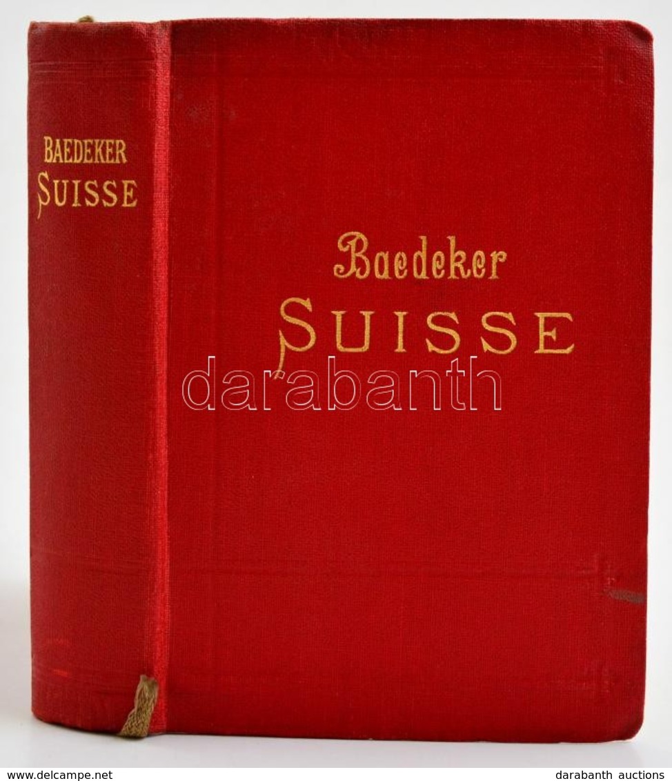 Karl Baedeker: La Suisse Et Les Parties Limitrophes De La Savoie Et De L'Italie. Leipzig, 1928, Karl Baedeker, LVI+632 P - Zonder Classificatie