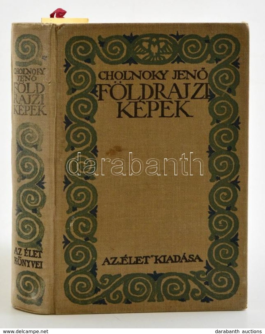 Cholnoky Jen?: Foeldrajzi Kepek. Bp., 1914, 'Elet'. Kiadoi Egeszvaszon-koetes, Kopott Boritoval, Kisse Laza F?zessel, A  - Zonder Classificatie