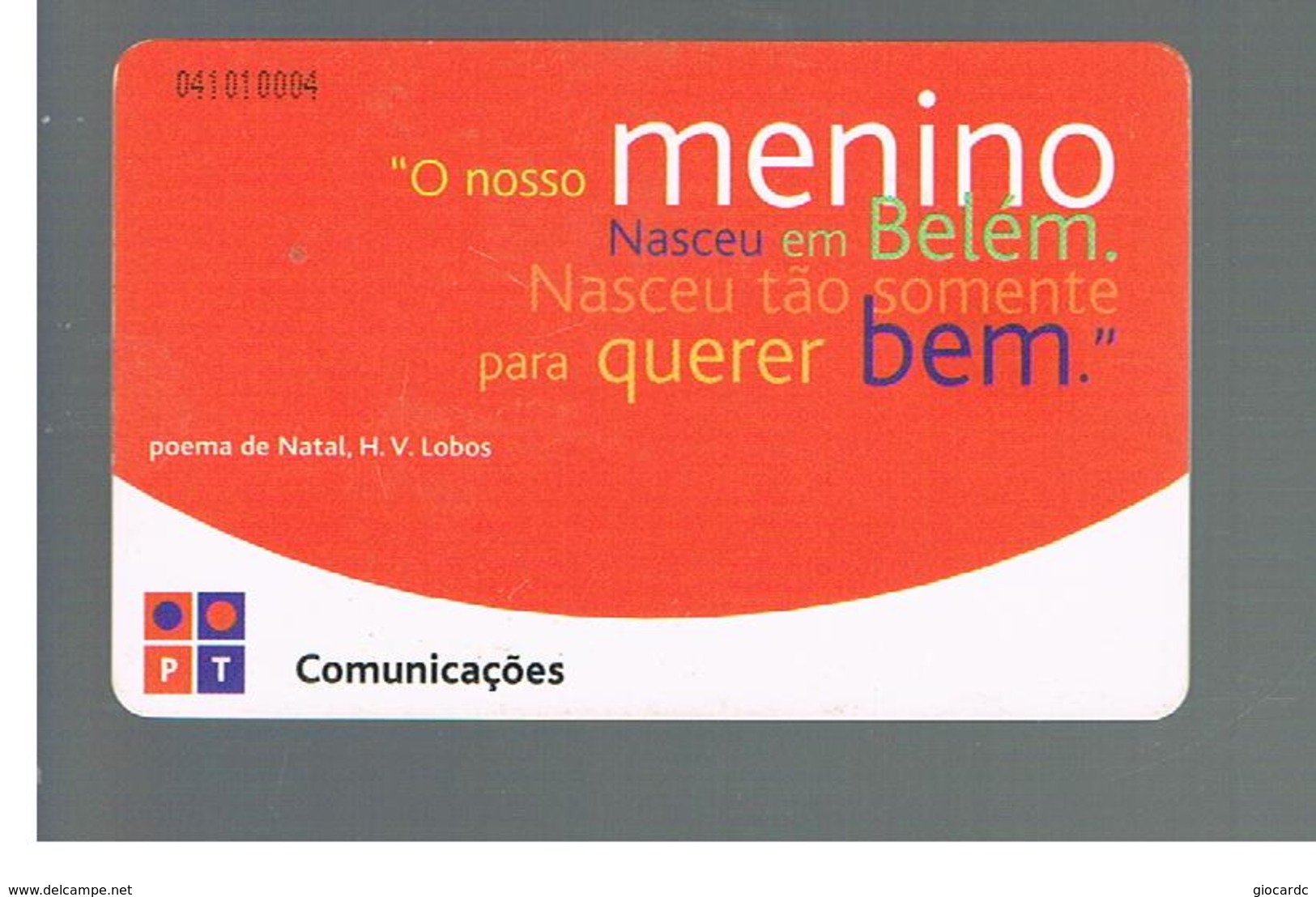 PORTOGALLO (PORTUGAL) - PT - 2001 MENINO - USED - RIF. 10061 - Portugal