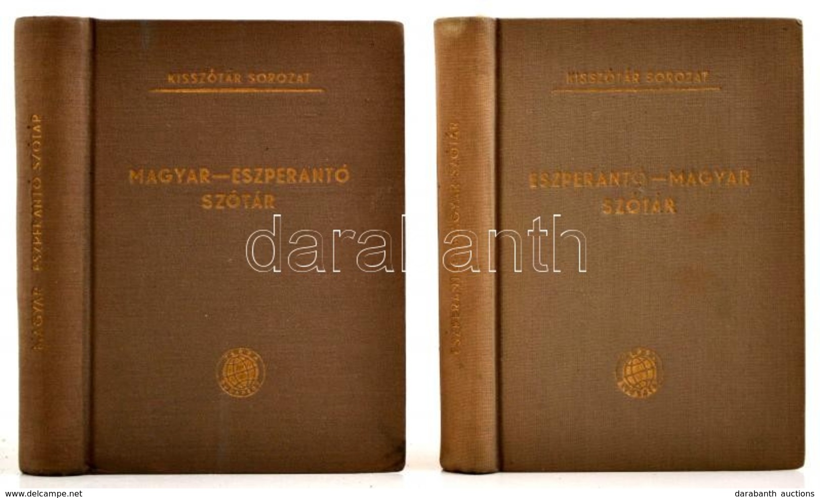 Magyar-eszperanto-eszperanto-magyar Szotar I-II. Szerk.: Pechan Alfonz. Kisszotar Sorozat. Bp., 1958, Terra. Kiadoi Eges - Unclassified