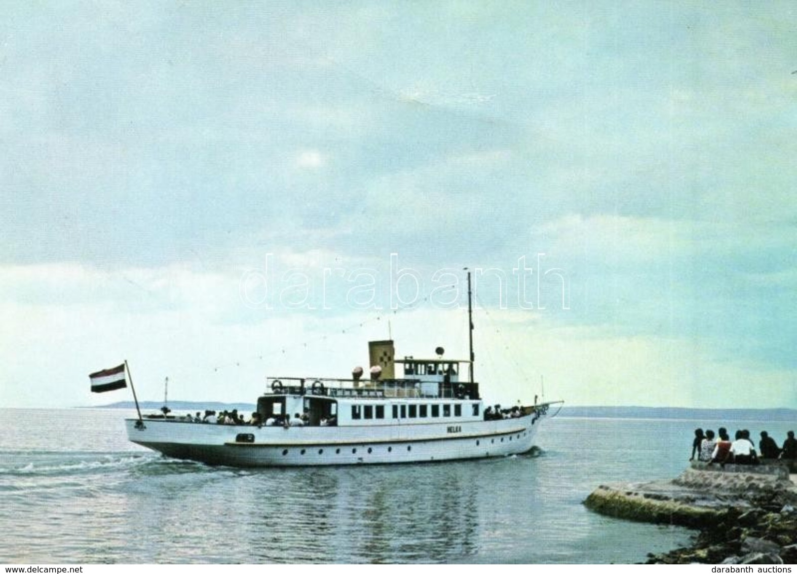 ** * 9 Db MODERN Magyar Kepeslap Hajokkal / 9 Modern Hungarian Postcards With Ships - Unclassified