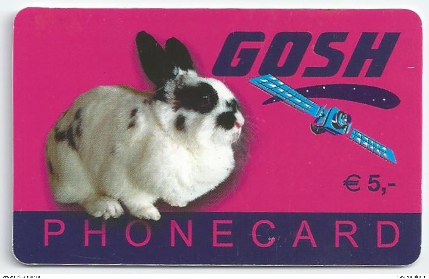 DE.- Telefoonkaart. PHONECARD. - € 5,-- -  GOSH -. Konijn. Internationaal. - Rabbits