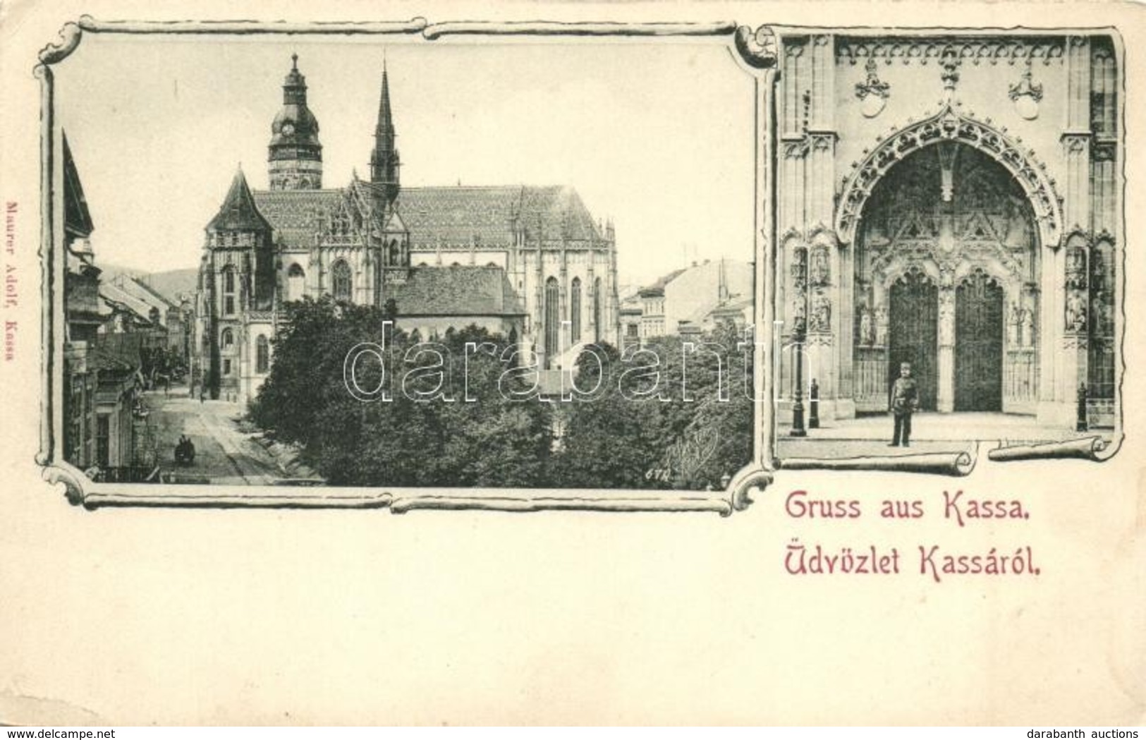 ** T2/T3 Kassa, Kosice; Dom, Bels?. Maurer Adolf Kiadasa / Cathedral, Interior. Art Nouveau  (EK) - Unclassified