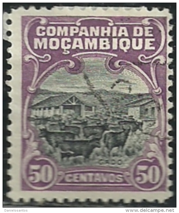 Mozambique Company Companhia De Moçambique 1918-31 A25  Cattle  Canc - Farm