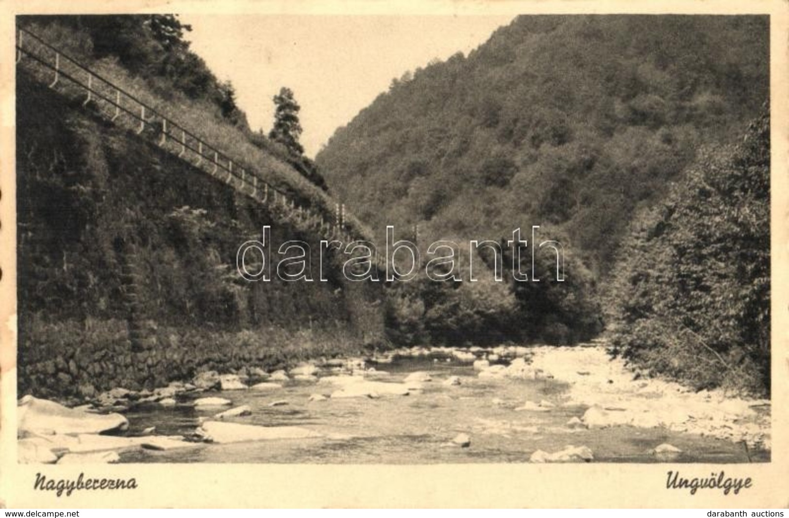 T2 Nagyberezna, Velykyi Bereznyi, Velky Berezny; Ung-voelgye. Karpataljai Hangya Szoevetkezet Kiadasa / Uzh River Valley - Unclassified