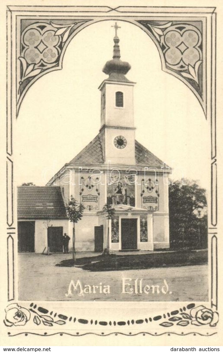 * T2 Haslau-Maria Ellend, Wallfahrtskirche. Josef Popper / Pilgrimage Church. Art Nouveau - Unclassified