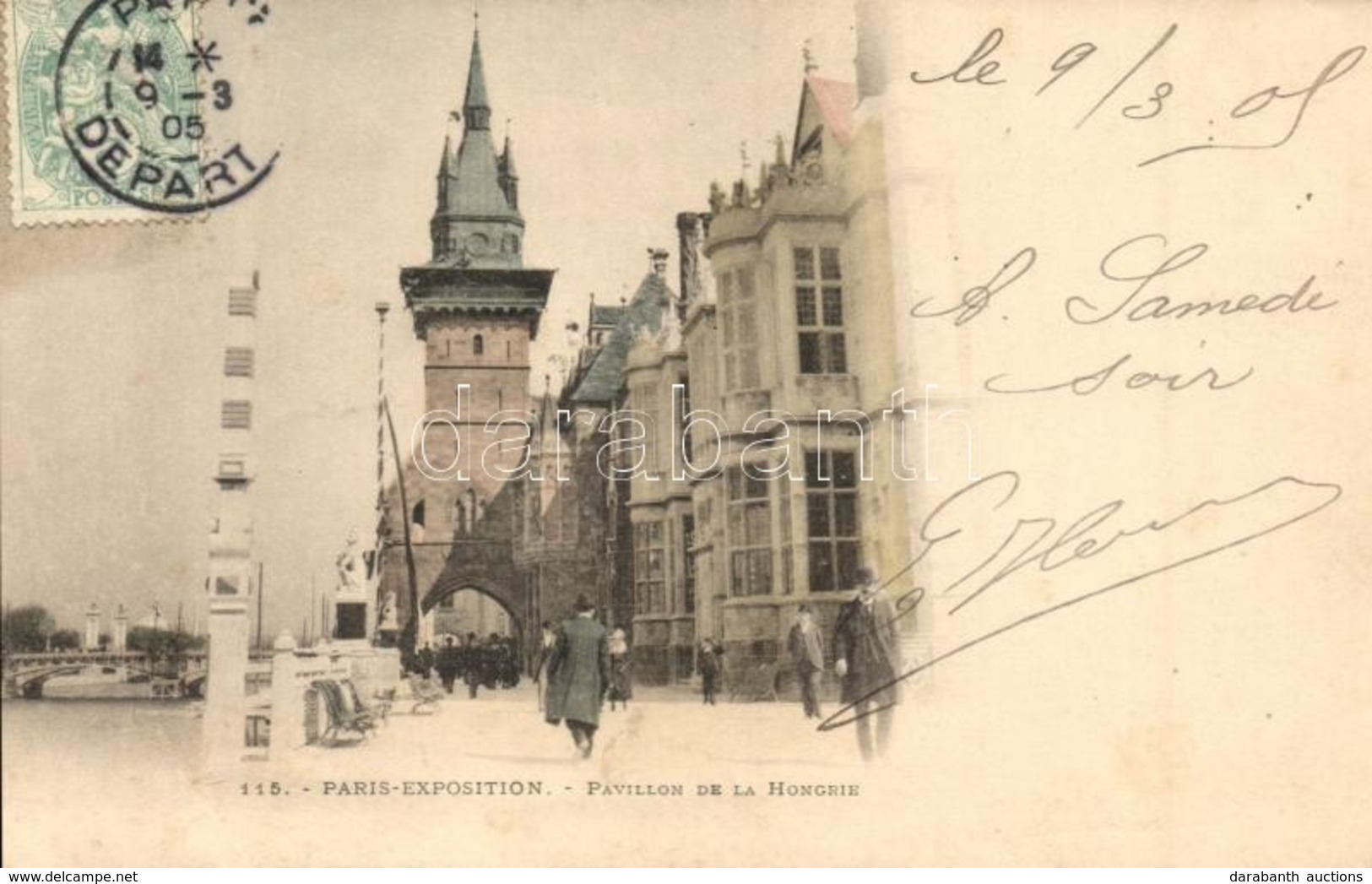 T2/T3 1900 Paris, Exposition Universelle. Pavillon De La Hongrie / Hungarian Pavilion, Hungarika, TCV Card (EB) - Unclassified