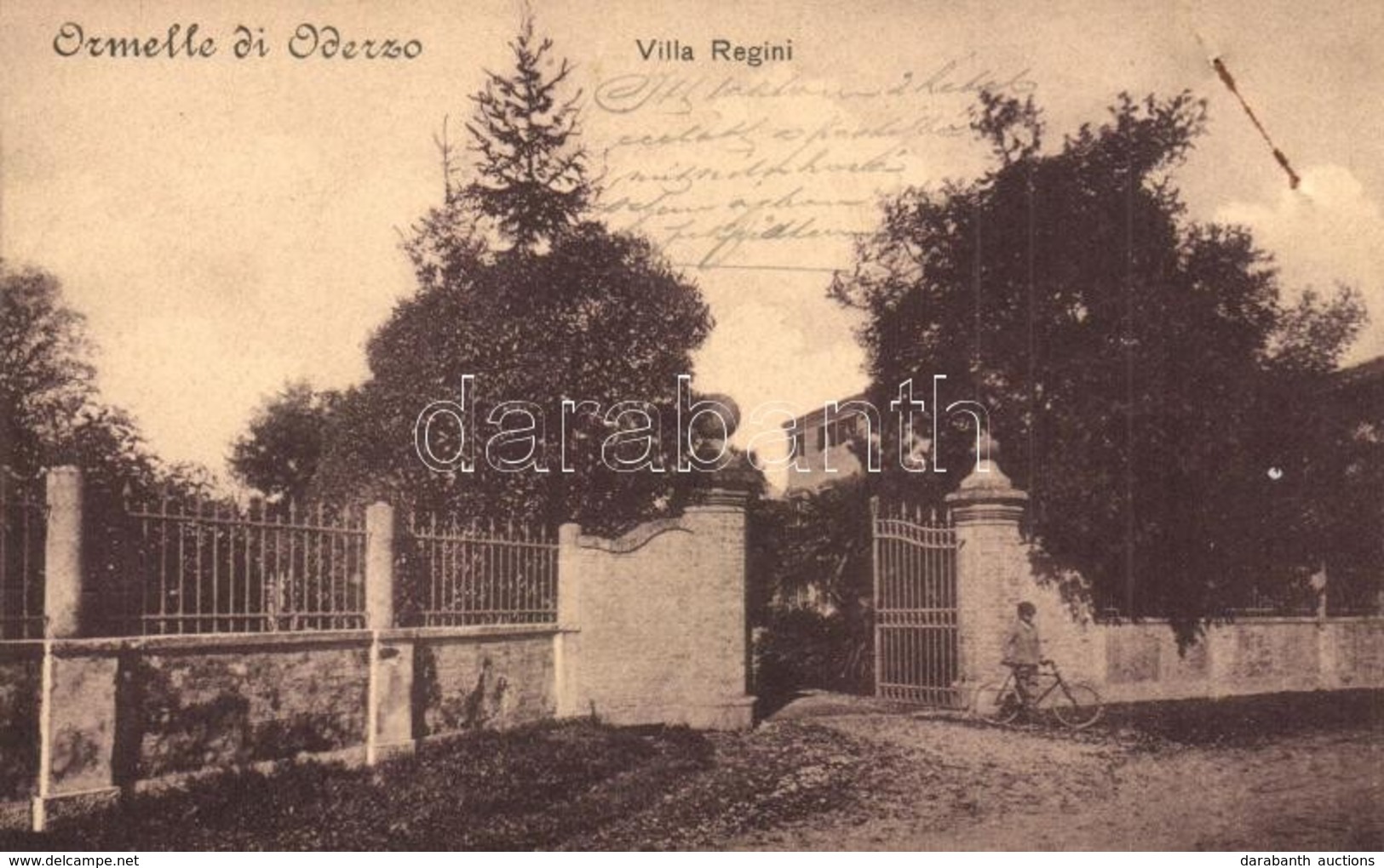 * T4 Oderzo, Villa Regini, Bicycle. Ditta Bianchi (tiny Holes) - Unclassified