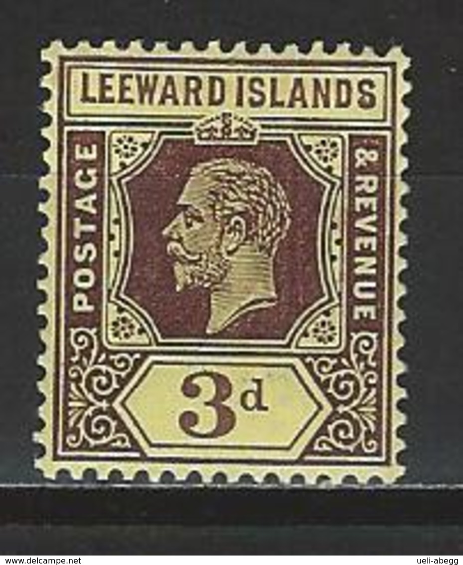 Leeward Islands SG 51a, Mi 51y * MH - Leeward  Islands
