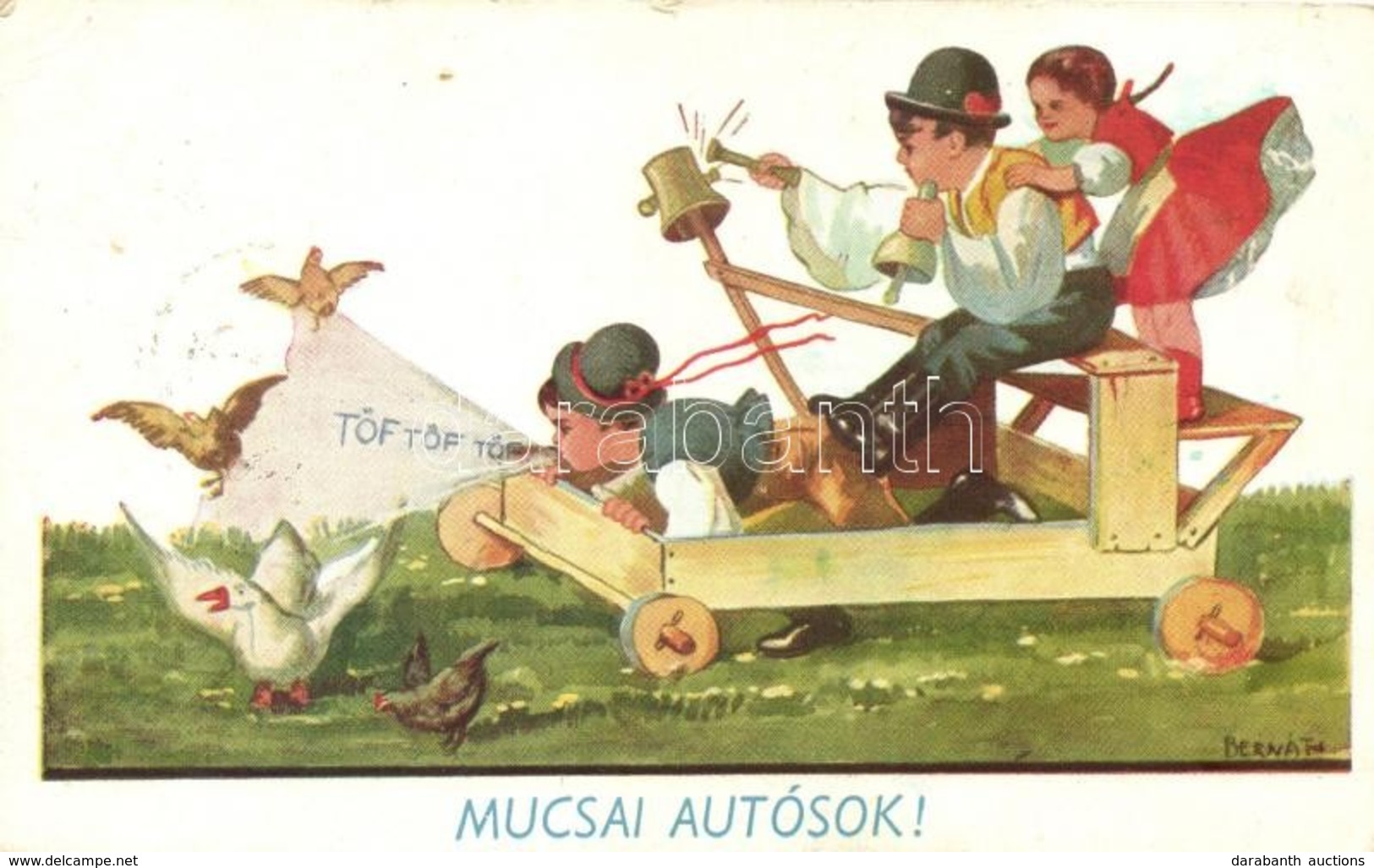 * T3 Mucsai Autosok, Magyar Folklor, Humor / Hungarian Folklore, Humour S: Bernath (Rb) - Zonder Classificatie