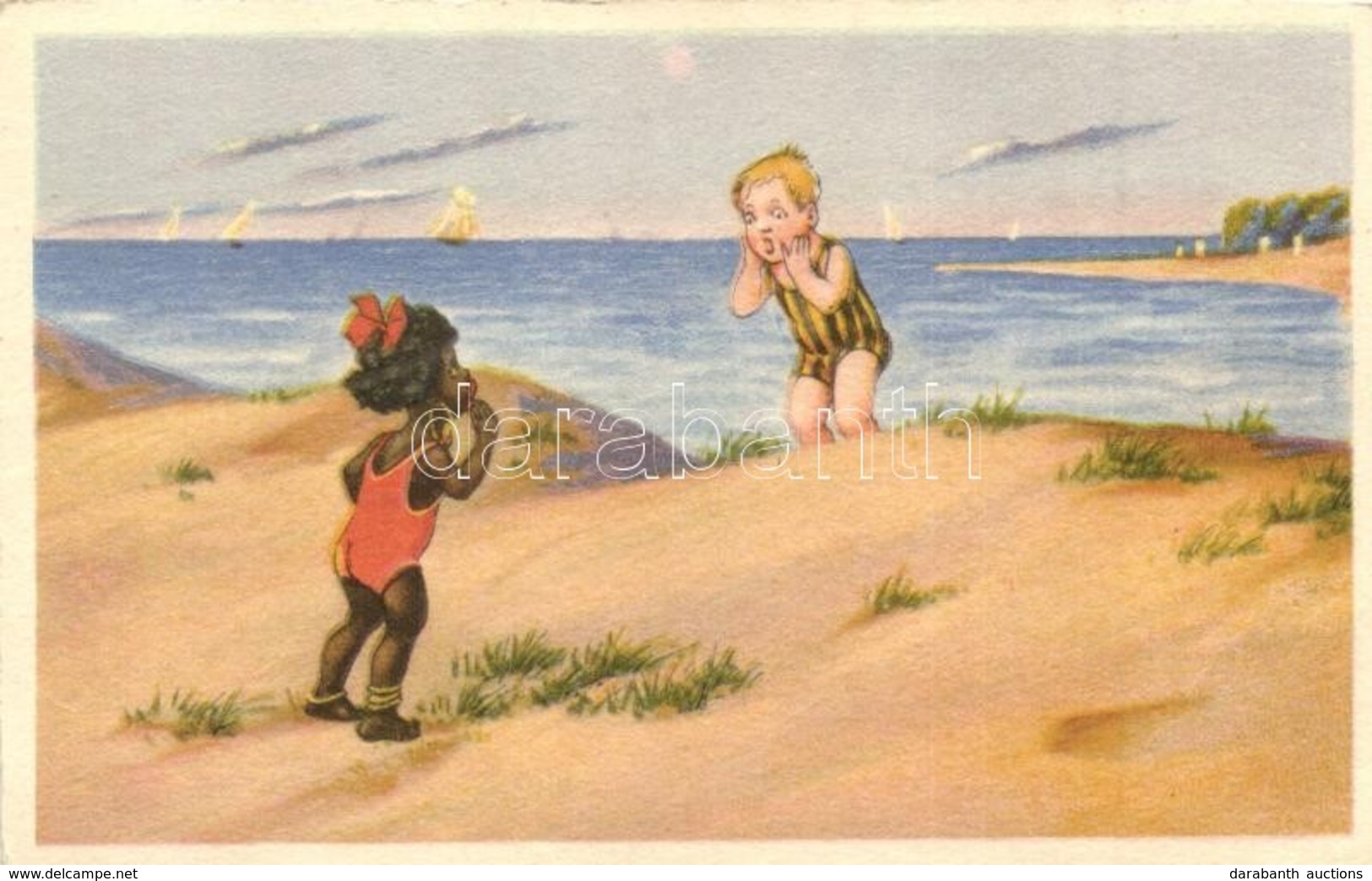 * T2 Children On The Beach. W.S.S.B 9692/1. - Non Classificati