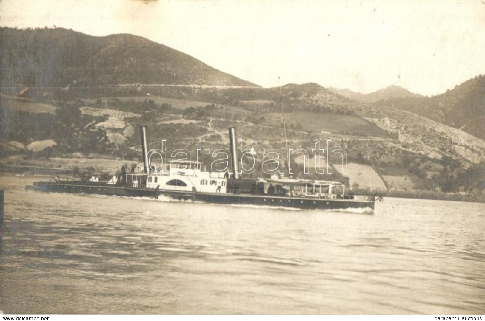 ** T2/T3 Orsova, Daniel Vontato Es Szallito G?zhajo / Towing And Carrying Steamship, Photo (fl) - Unclassified