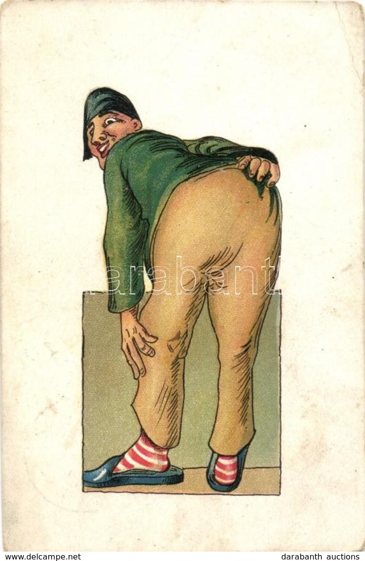 T2/T3 Man From The Back, Humour, Litho (EK) - Unclassified