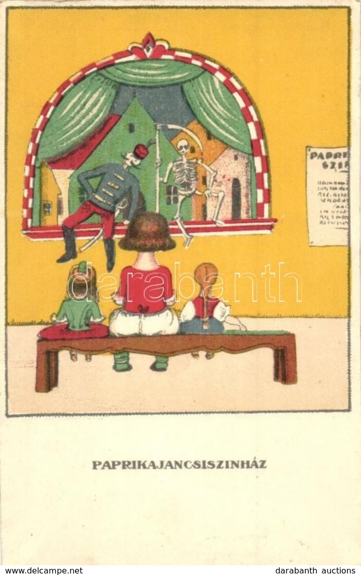 ** T1 Paprikajancsiszinhaz. Egy Jo Kislany Viselt Dolgai II. Sorozat 5. Szam / Hungarian Art Postcard S: Kozma Lajos - Non Classificati