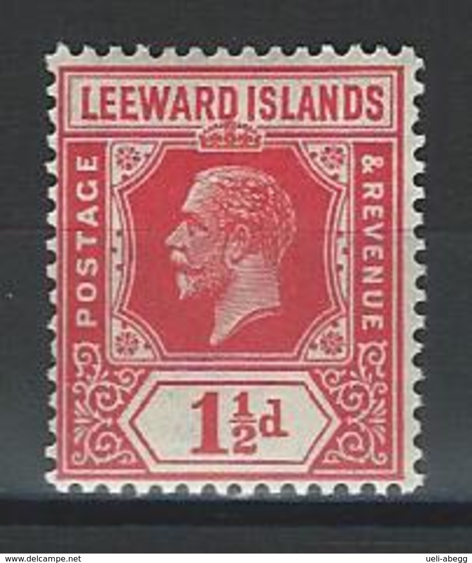 Leeward Islands SG 63, Mi 62 * MH - Leeward  Islands