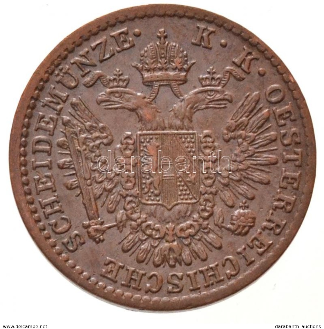 1851B 1/2kr Cu T:1- - Non Classificati