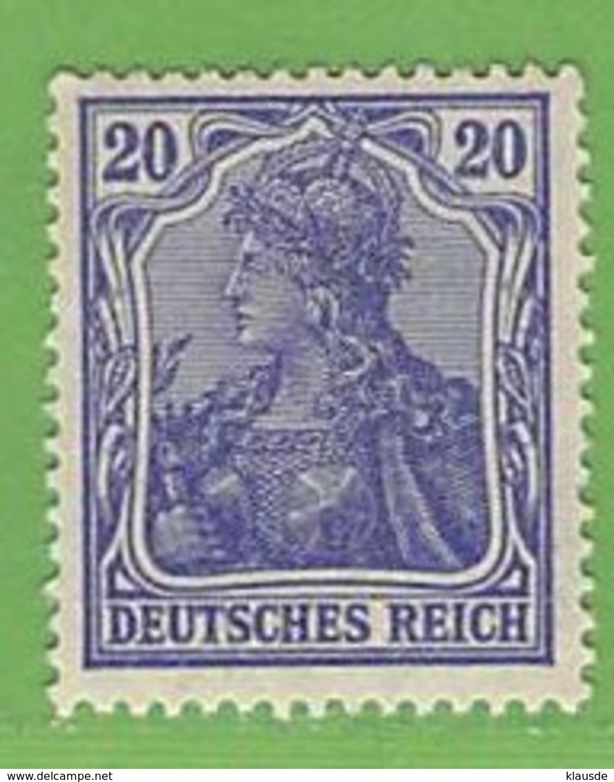 MiNr.87II.d Xx Deutschland Deutsches Reich - Ungebraucht