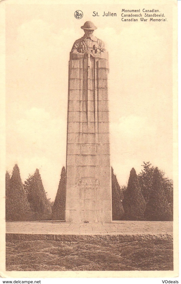 Langemark-Poelkapelle - CPA - Saint Julien - Monument Canadien - Langemark-Poelkapelle