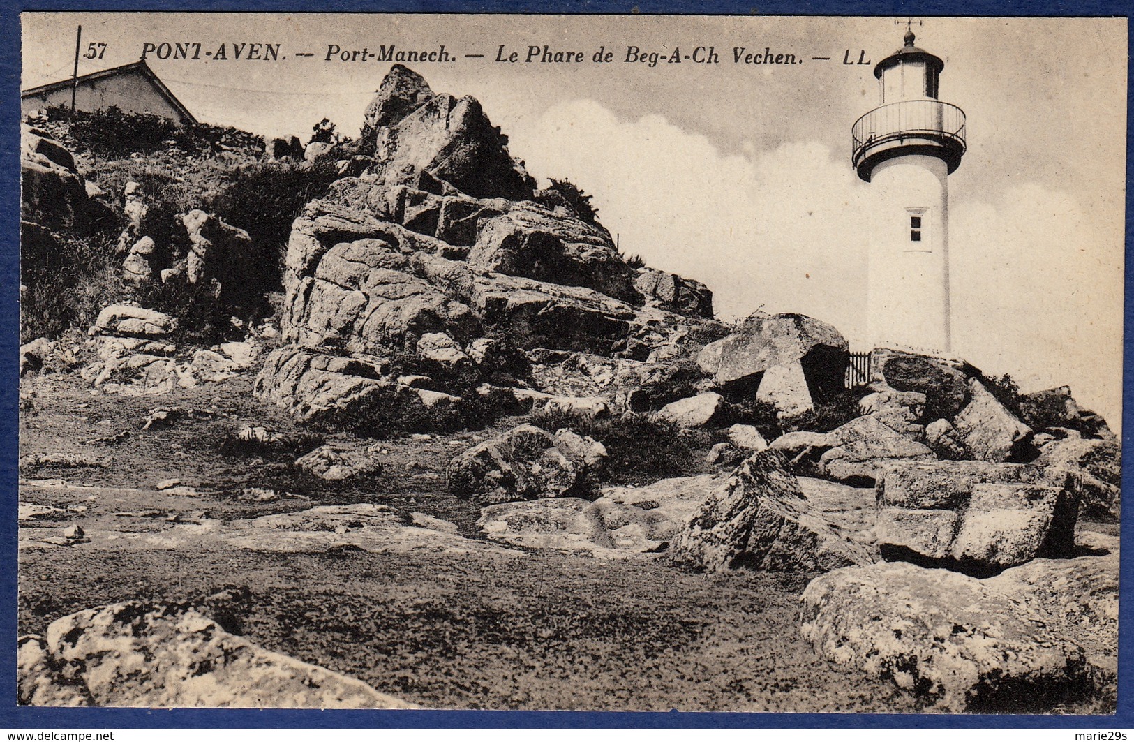 29 PONT AVEN Port-Manech, Le Phare De Beg-a-Ch Vechen - Pont Aven