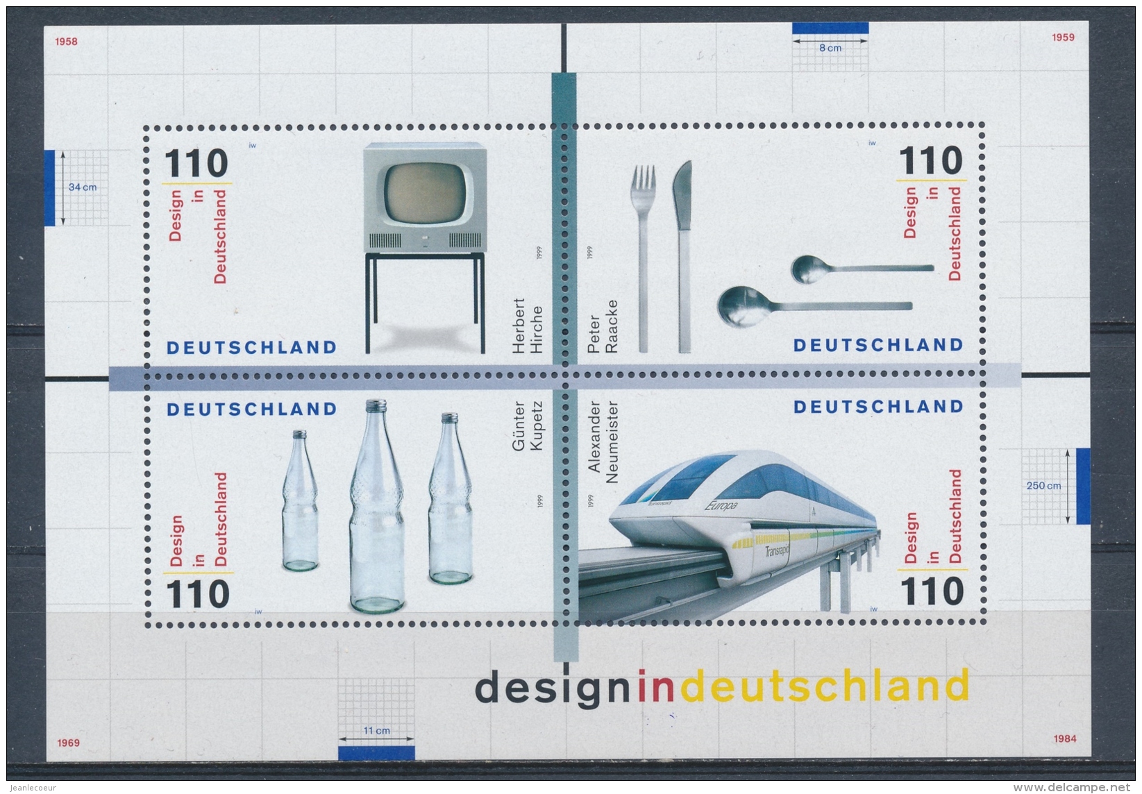 Duitsland/Germany/Allemagne/Deutschland 1999 Mi: Block 50 (PF/MNH/Neuf Sans Ch/**)(3429) - Andere & Zonder Classificatie