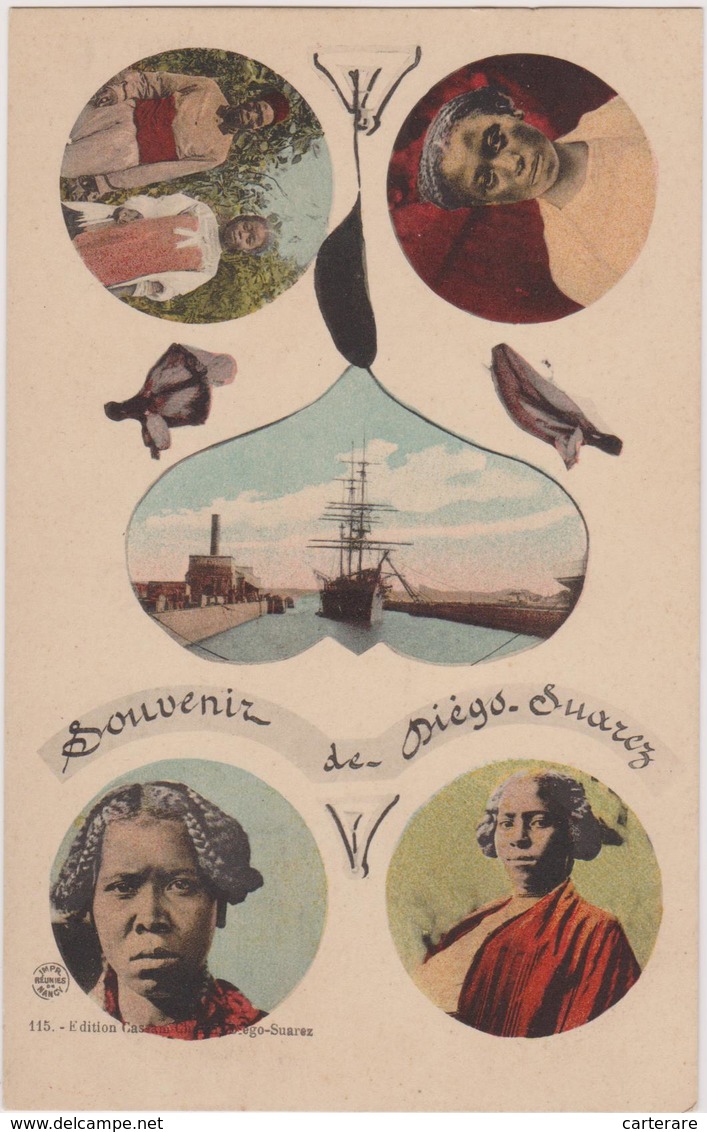 MADAGASCAR EN 1900 ,MADAGASIKARA,ile Volcanique,Diégo Suarez,diana,ANTSIRANANA - Madagascar