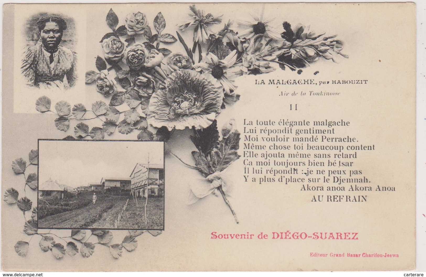 MADAGASCAR EN 1910 ,MADAGASIKARA,ile Volcanique,Diégo Suarez,diana,ANTSIRANANA, - Madagascar